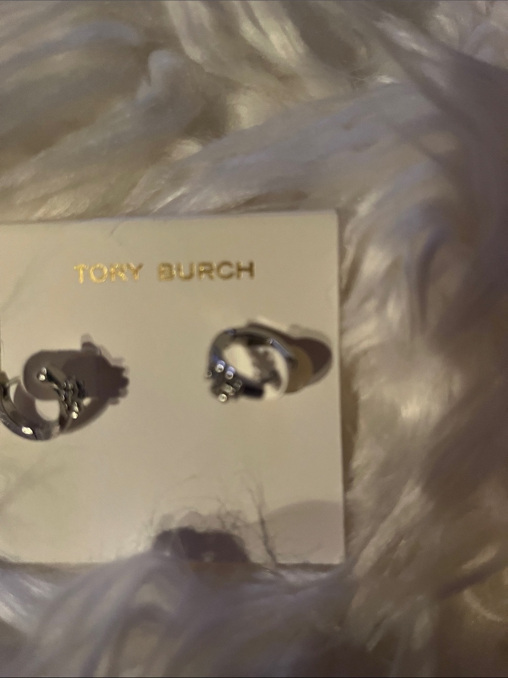 Women silver hoop Tory Burch - Picture 2 of 3